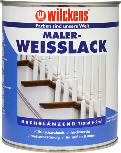 Wilckens Maler Weisslack, hochglänzend